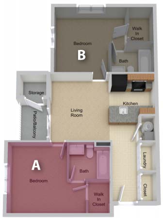 Two Bedroom (per Bed)
