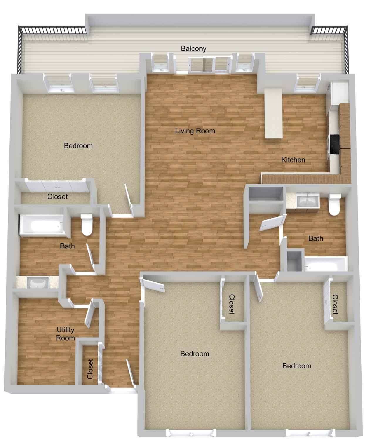 Three Bedroom 302