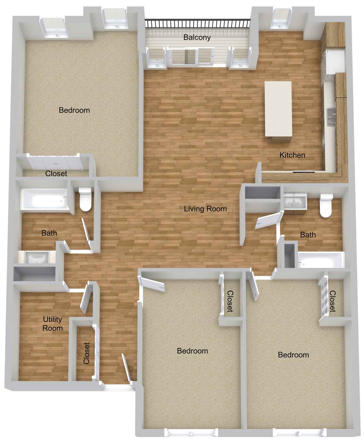 Three Bedroom 201