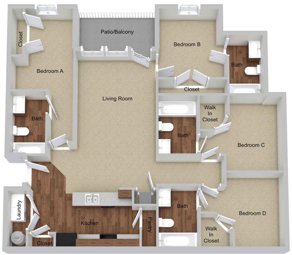Four Bedroom